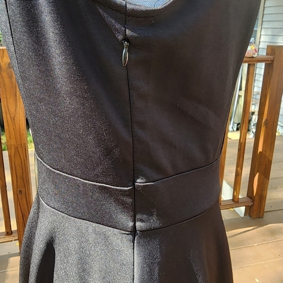 JASAMBAC Black Bow One Shoulder Cocktail Short Dress size M NWT - Picture 8 of 14